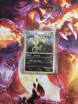 Pokemon TCG Tyranitar 26/95 Unleashed Holo Rare 2010 - Image 1