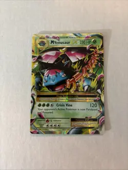 Pokemon M Mega Venusaur EX TCG 2/108 Evolutions Ultra Rare Holo English - Image 1