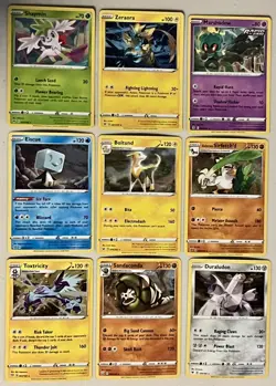 Pokemon TCG SWSH Cosmos Holo Lot 18x Eevee Snorlax And More! - Image 2
