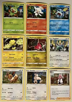 Pokemon TCG SWSH Cosmos Holo Lot 18x Eevee Snorlax And More! - Image 3