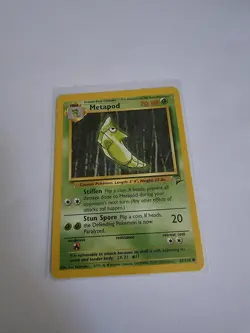 Pokemon TCG Metapod Base Set 2 81/130 Regular Unlimited Common NEAR MINT NM - Image 1