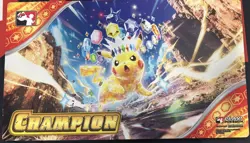 Play Pokemon Tera Pikachu League Cup Champion Playmat TCG Play Mat Brand new - Image 1