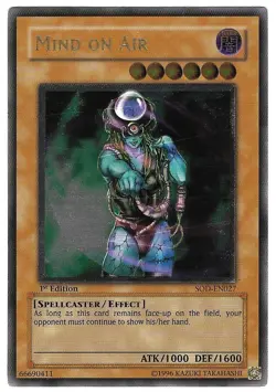 YUGIOH - MIND ON AIR - SOUL OF THE DUELIST - 1ST ED - ULTIMATE RARE - SOD-EN027 - Image 1