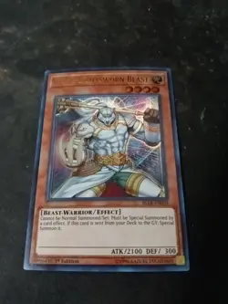 Yu-Gi-Oh! TCG Wulf, Lightsworn Beast Holo BLLR-EN039 1st Edition - Image 1