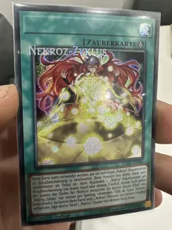 Yugioh Nekroz Cycle Blhr-en086 Secret Rare Misprint German Hot - Image 3
