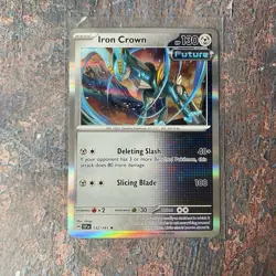 132/191 Iron Crown : Rare Holo : Surging Sparks : Pokemon Trading Card Game - Image 1