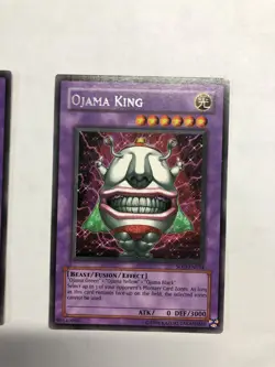 YuGiOh! Ojama King SOD-EN034 Ultimate Rare + Rare Combo Card(s) NM - Image 3
