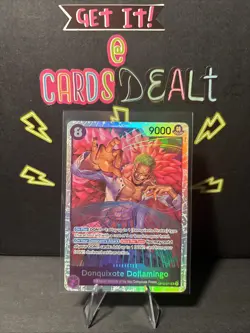 Donquixote Doflamingo OP10-071 English SR Royal Blood One Piece Card Game - Image 1