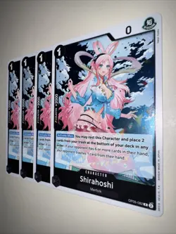 OP05-082 Shirahoshi Rare English One Piece TCG Card x4 Playset - Image 3