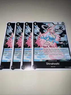 OP05-082 Shirahoshi Rare English One Piece TCG Card x4 Playset - Image 4