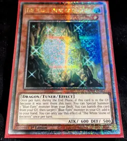 White Stone of Ancients Quarter Century Secret Rare Mint Card [RA04-EN267] - Image 2