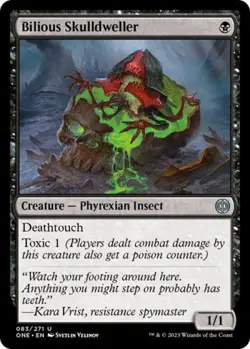 ~ Bilious Skulldweller ~ NM Foil ~ Phyrexia: All Will Be One ~ MTG ~ - Image 1