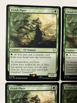 Magic The Gathering MTG Elvish Piper X4 Rare Green Creature 0239 - Image 2