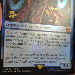Gogo, Master of Mimicry - Prerelease Foil Stamped Promo - Final Fantasy MTG - Image 2