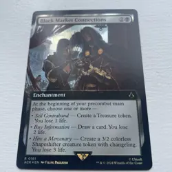 Foil Black Market Connections Borderless ACR MTG Assassin Creed NM - Image 1