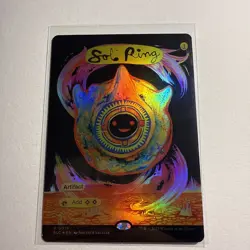 Magic the Gathering Secret Lair Encyclopedia Of Magic FOIL Sol Ring - Image 1
