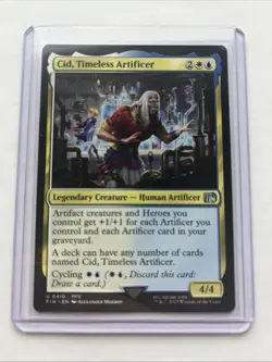 Cid, Timeless Artificer 0410 NM Final Fantasy MTG - Image 1