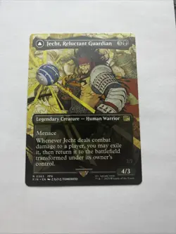 Jecht Reluctant Guardian 0363 Rare Final Fantasy MTG Borderless - Image 1