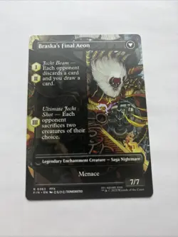 Jecht Reluctant Guardian 0363 Rare Final Fantasy MTG Borderless - Image 2