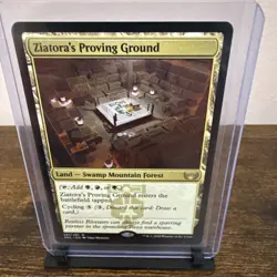 MTG STREETS OF NEW CAPENNA ZIATORA'S PROVING GROUND RARE FOIL - Image 1