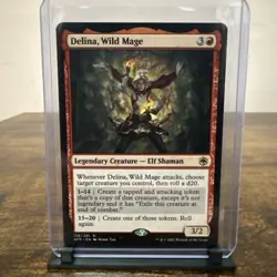 MTG ~ Delina, Wild Mage ~ Adventures in the Forgotten Realms ~ Rare ~ Near Mint - Image 2
