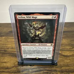 MTG ~ Delina, Wild Mage ~ Adventures in the Forgotten Realms ~ Rare ~ Near Mint - Image 3