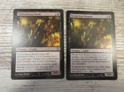 2x Unbreathing Horde - Innistrad - NM/EX - 1x English 1x Italian - MTG Zombies - Image 1