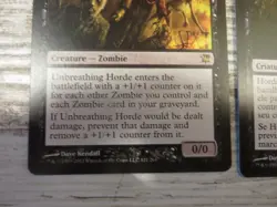 2x Unbreathing Horde - Innistrad - NM/EX - 1x English 1x Italian - MTG Zombies - Image 2