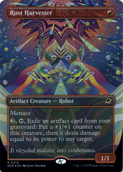 Rust Harvester (Borderless Foil) Edge of Eternities - Magic MTG NM - Image 1