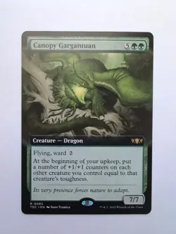 MTG Canopy Gargantuan (TDC) Commander: Tarkir: Dragonstorm Extended Regular 85 - Image 1