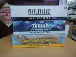 MTG FINAL FANTASY + TARKIR + AETHERDRIFT PLAY BOOSTER BOX LOT - Image 1