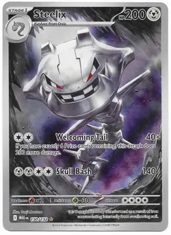 Pokemon TCG: Mega Evolutions Steelix 150/132 Illustration Rare Near Mint - Image 1