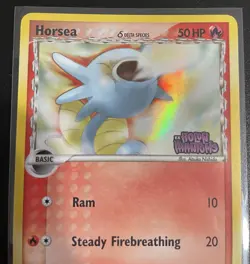 Pokemon Horsea 66/110 Ex Holon Phantoms Holo LP Delta Species - Image 1