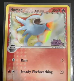 Pokemon Horsea 66/110 Ex Holon Phantoms Holo LP Delta Species - Image 2