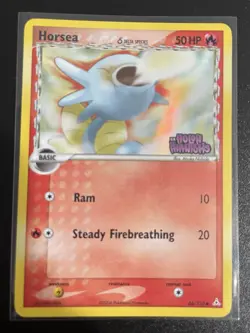 Pokemon Horsea 66/110 Ex Holon Phantoms Holo LP Delta Species - Image 3