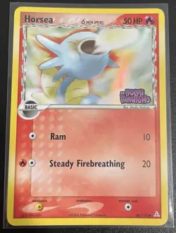 Pokemon Horsea 66/110 Ex Holon Phantoms Holo LP Delta Species - Image 4