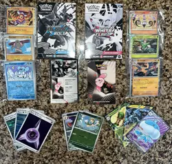 Pokemon Lot- 2 Sealed Booster Bundles- BB & WF, 100+ Singles & More! - Image 1