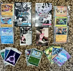 Pokemon Lot- 2 Sealed Booster Bundles- BB & WF, 100+ Singles & More! - Image 3