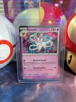 Sylveon 172 Pokemon TCG S&V Black Star Promo Cosmos Holo NM - Image 1