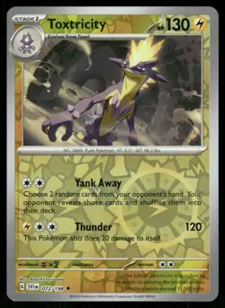 2023 Scarlet & Violet Series - Obsidian Flames Toxtricity Rare #72 - Image 1