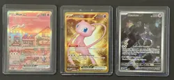 Pokemon TCG 151 UPC Promo Set Mew SVP053 Metal Mew ex 205/165 Mewtwo SVP052 - Image 3