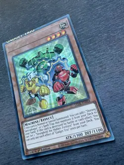 YuGiOh! Gadget Trio LEDE - Error Misprint Name Shift 1st Edition Near Mint - Image 5