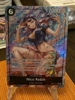Nico Robin Alt Art OP12-087 Legacy of the Master One Piece Card - Image 1