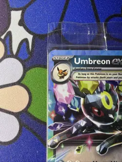 Pokemon TCG Prismatic Evolutions Umbreon EX Card 060/131 Stamped Promo, Sealed - Image 2