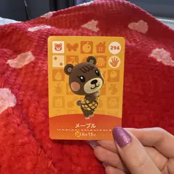 MAPLE # 294 Animal Crossing AMIIBO Series 3 Japanese card - Image 1