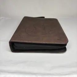 Pokemon Card Binder 4 Pocket 50 Pages Raichu PU Leather Brown - Image 4