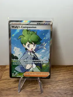 Wally's Compassion Trainer 176/132 Mega Evolution Holo Pokemon Card - Image 1