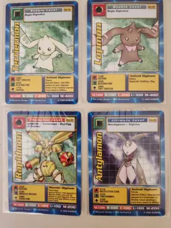 2000 Digimon The Movie 12 Card set Near Mint or Better. - Image 2