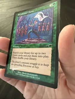 MTG Magic The Gathering Card Skyshroud Claim 117/143 Foil - Image 5