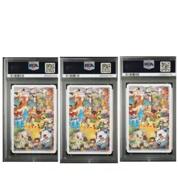 PSA 10 2015 POKEMON CENTER NAGOYA PLAYING CARDS HEARTS PIKACHU OSHAWOTT EEVEE - Image 2